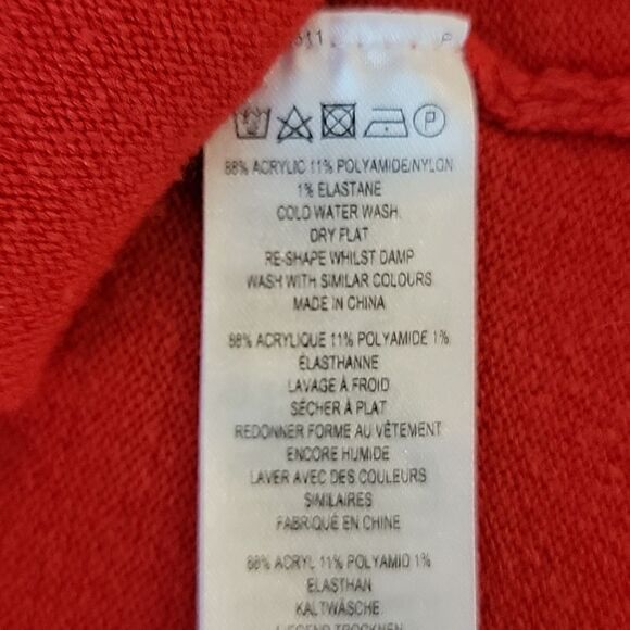 French Connection Mars red cowel neck tunic sweater Size L - Picture 8 of 10